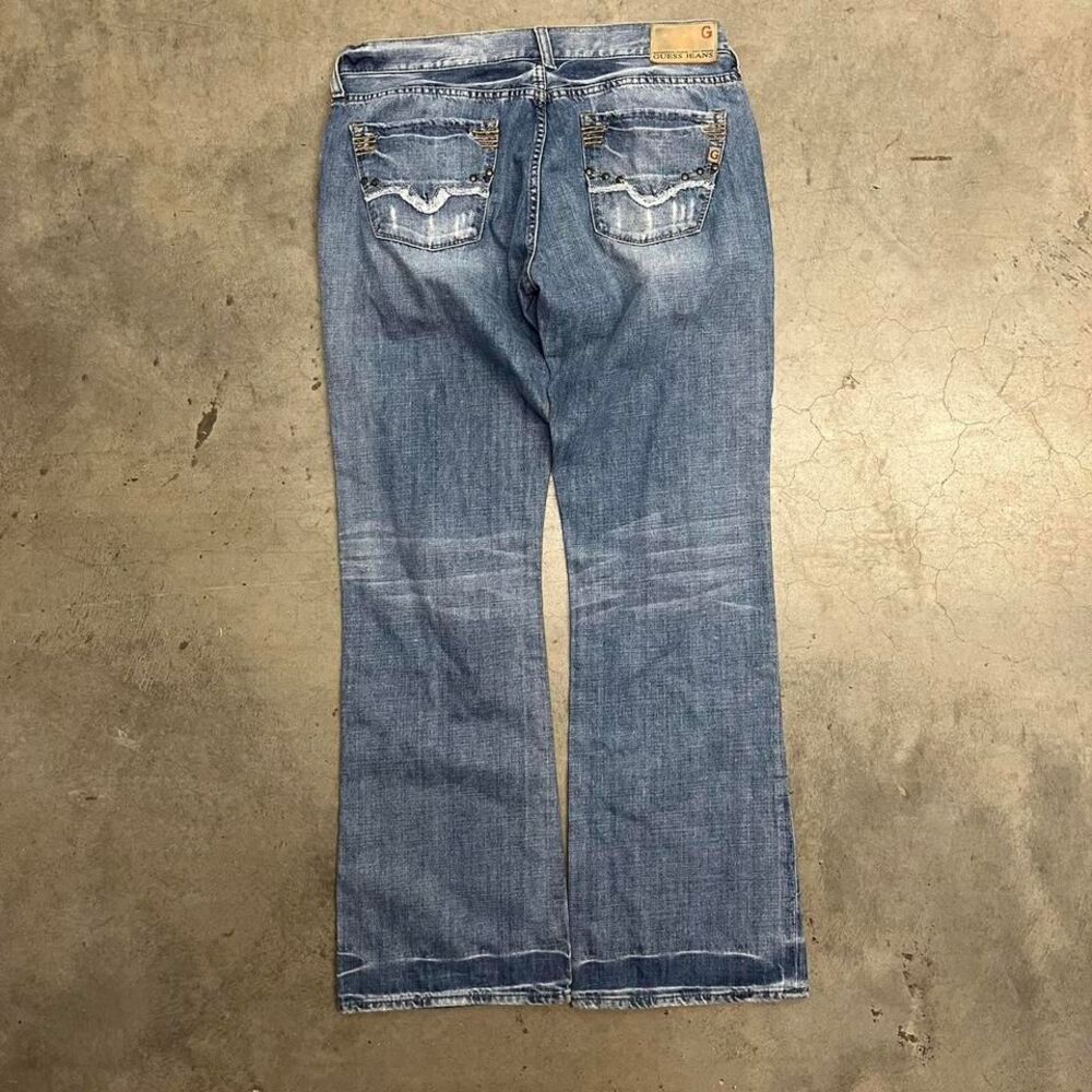 Y2K guess falcon‎ bootcut embroidered western jeans